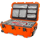 Nanuk 962 Wheeled Hard Case Pro Photo Kit (Orange, 70L)