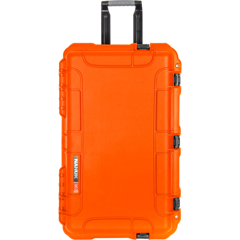 Nanuk 962 Wheeled Hard Case Pro Photo Kit (Orange, 70L)