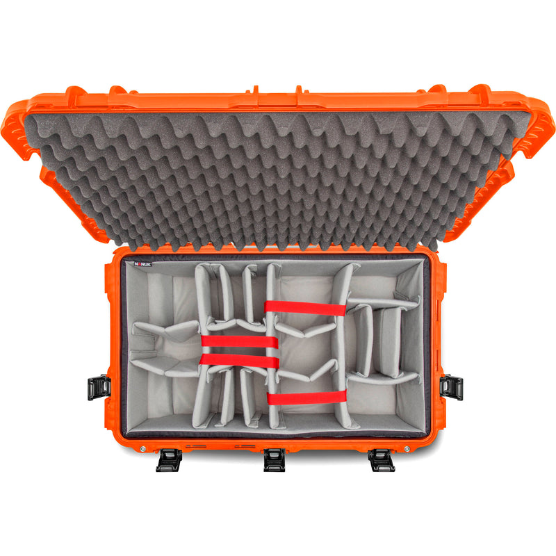 Nanuk 962 Wheeled Hard Case Pro Photo Kit (Orange, 70L)