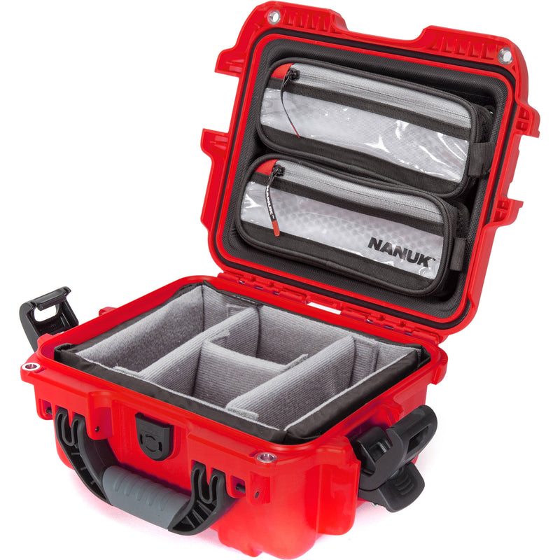 Nanuk 905 Pro Photo Kit (Red, 6.3L)