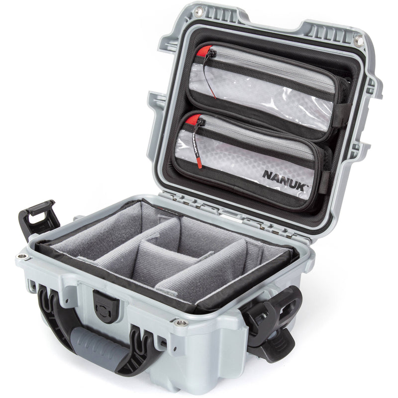 Nanuk 905 Pro Photo Kit (Silver, 6.3L)