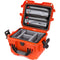 Nanuk 908 Hard Case with Pro Photo Kit (Orange, 8.8L)