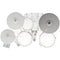 E F NOTE Ride Cymbal for Electronic Drum Kits (20", Warm Gray)