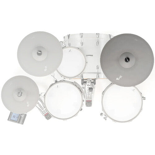 E F NOTE Ride Cymbal for Electronic Drum Kits (20", Warm Gray)