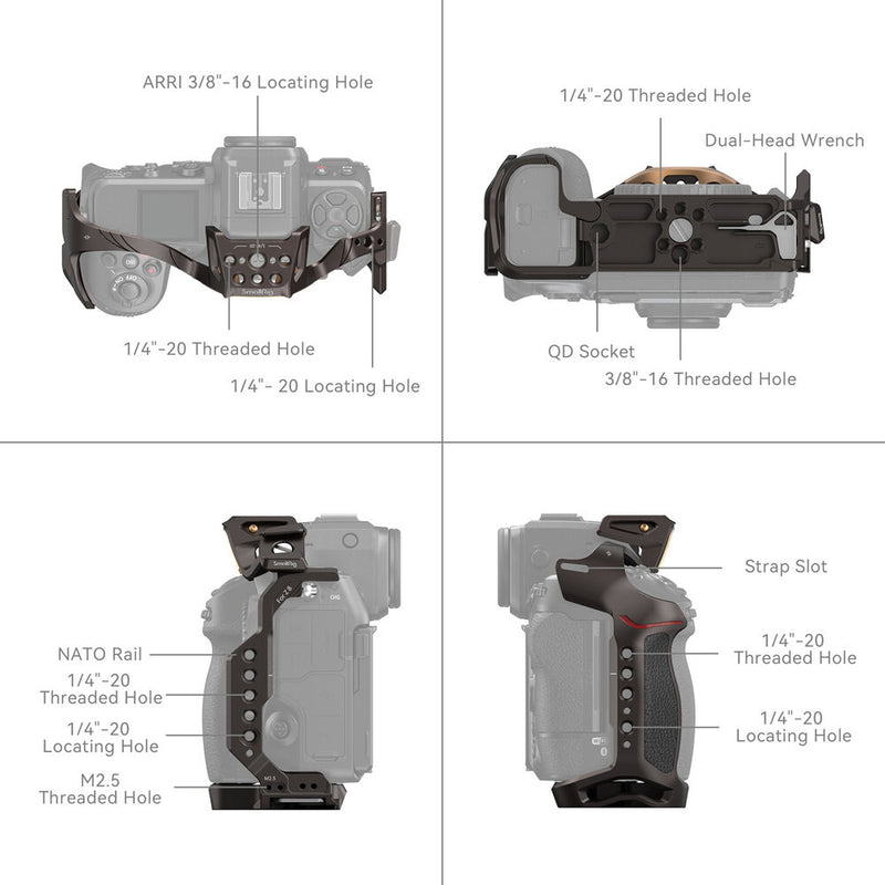 SmallRig "Night Eagle" Full Camera Cage for Nikon Z8