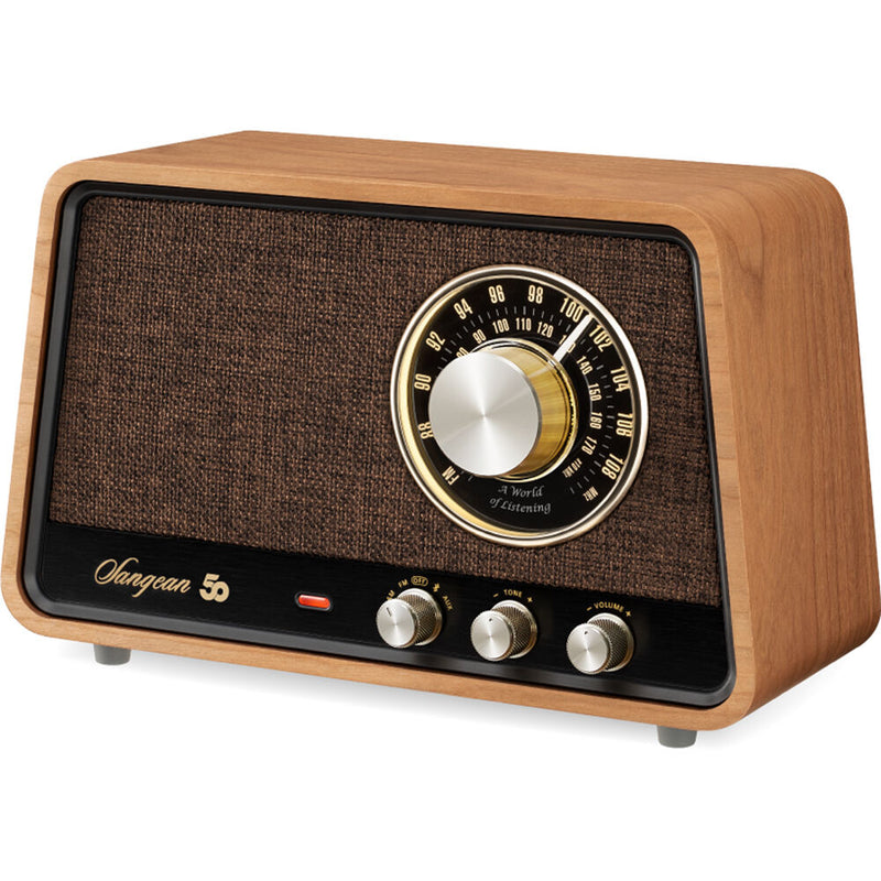 Sangean WR-55 50th Anniversary Retro Wireless Tabletop Radio