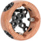 CAMVATE Wooden Handgrip with ARRI-Compatible Rosette Mount (Round)