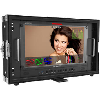 Lilliput 15.6" 12G-SDI/HDMI Broadcast Studio Monitor&nbsp;with Carry Case (Gold Mount)