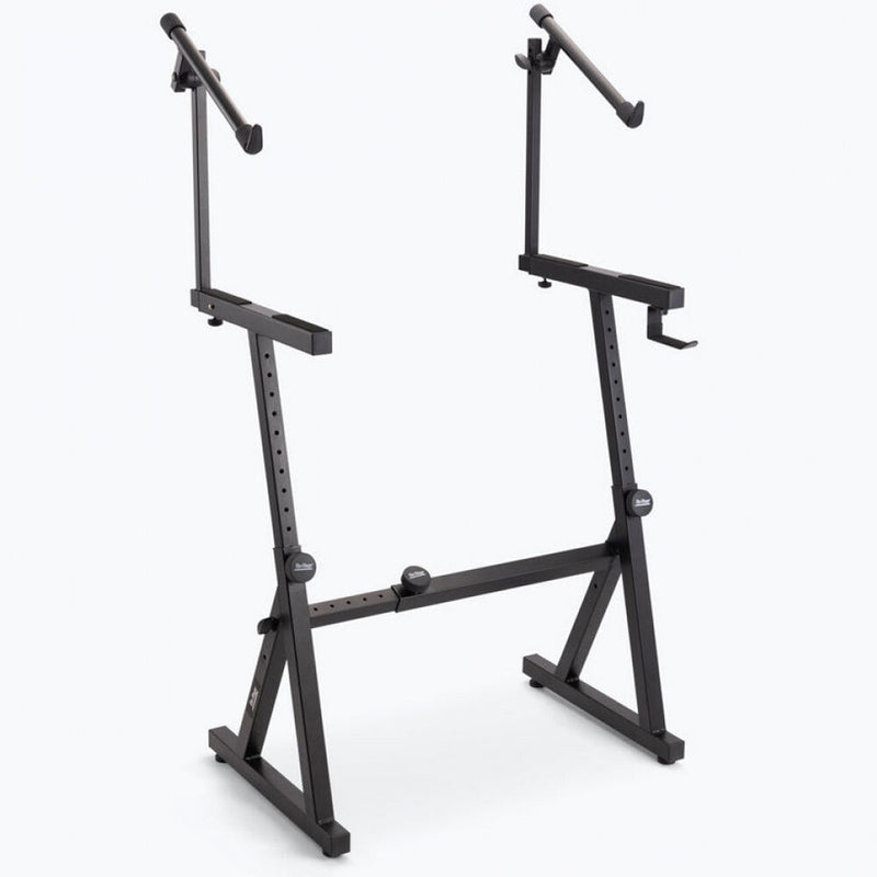 On-Stage Keyboard Stand with Second Tier (Black)