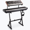 On-Stage Keyboard Stand with Second Tier (Black)