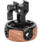 CAMVATE Wooden Handgrip with Quick Release Clamp (Round)