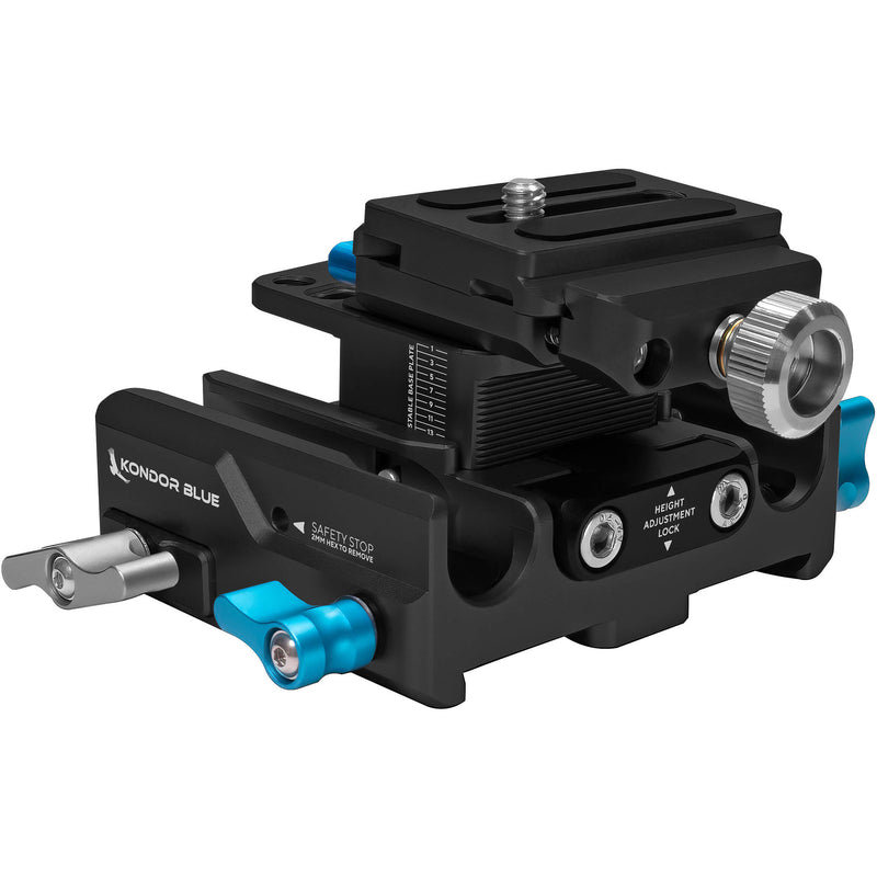 Kondor Blue 501 Adjustable Baseplate (Arca QR, Raven Black)