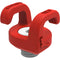 Kondor Blue 3/8"-16 Mondo Ties Cable Management Clips (Red, 4-Pack)