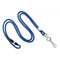 BRADY PEOPLE ID Lanyard with Breakaway & Nickel-Plated Steel Swivel-Hook (1/8", Royal Blue, 100-Pack)