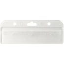 BRADY PEOPLE ID Frosted Rigid Plastic Horizontal Half Card Holder (3.38 x 2.12", 50-Pack)