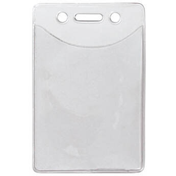 BRADY PEOPLE ID Clear Vinyl Vertical Anti-Print Transfer Badge Holder (2.5 x 3.25", 100-Pack)