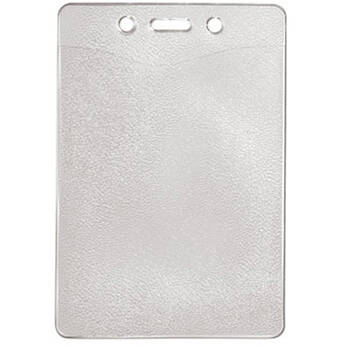 BRADY PEOPLE ID Clear Vinyl Vertical Badge Holder (2.8 x 4", 100-Pack)