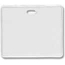 BRADY PEOPLE ID Clear Vinyl Horizontal Proximity Card Holder (3.6 x 2.5", 100-Pack)