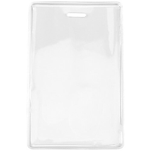 BRADY PEOPLE ID Clear Vinyl Vertical Anti-Print Transfer Proximity Card Holder (2.38 x 3.75", 100-Pack)