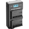 Vidpro VDL-49 4.2V Dual Bay LCD Charger