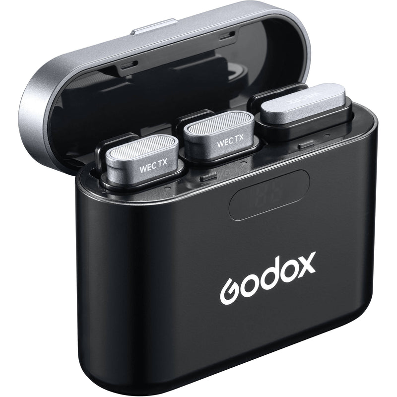 Godox WEC 2-Person Wireless Microphone System for Cameras and Mobile Devices (2.4 GHz)