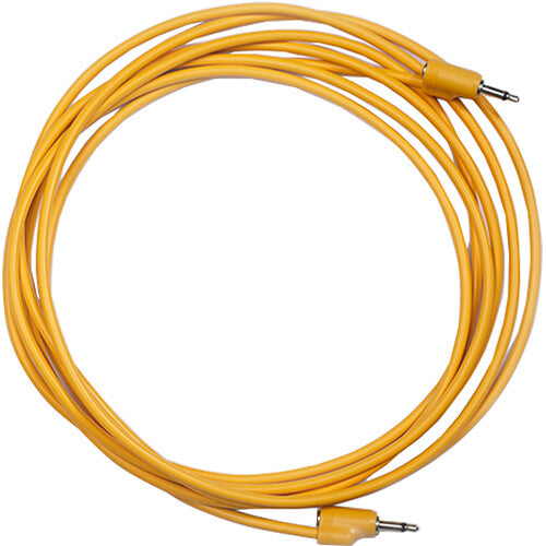 TipTop Audio Stackable Shielded 3.5mm Eurorack Patch Cable (Orange, 137.8", Single)