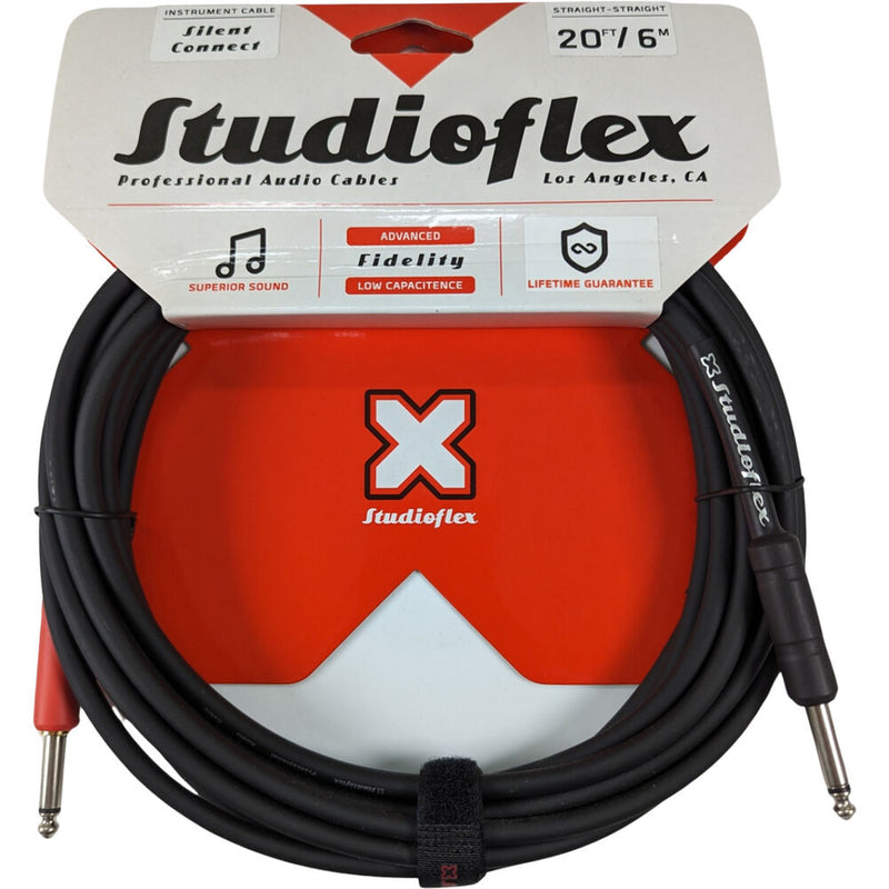 Studioflex Silent Connect 1/4" Instrument Cable (20')