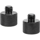 CAMVATE 5/8"-27 Female to 3/8"-16 Male Mic Stand Thread Adapter (2-Pack)