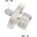 CAMVATE 5/8"-11 Male to 1/4"-20 Male Survey Adapter for Bosch Laser Level