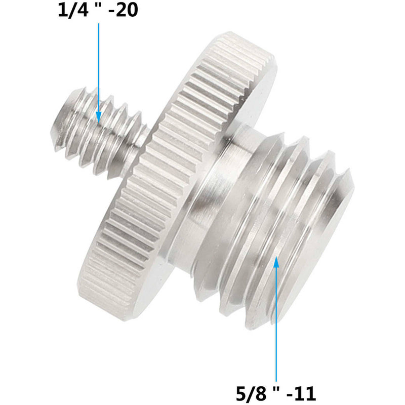 CAMVATE 5/8"-11 Male to 1/4"-20 Male Survey Adapter for Bosch Laser Level