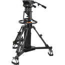 E-Image EP880X Pneumatic Pedestal System with Fluid Head and Dolly