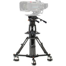 E-Image EP880X Pneumatic Pedestal System with Fluid Head and Dolly