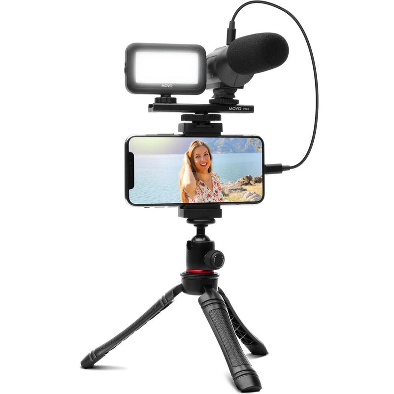 Movo Photo iVlogger Vlogging Kit for Lightning Devices