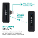 Movo Photo Mini DI DUO 2-Person Wireless Microphone System for Lightning Devices (2.4 GHz)