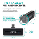 Movo Photo Mini UC Wireless Microphone System for USB-C Devices (2.4 GHz)