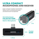 Movo Photo Mini UC DUO 2-Person Wireless Microphone System for USB-C Devices (2.4 GHz)