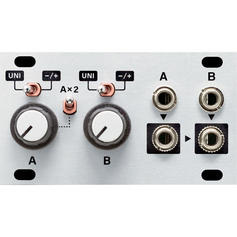 intellijel Duatt 1U Dual Attenuator CV Processor Eurorack Module (14 HP)