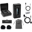 Movo Photo WMX-2-L Wireless Microphone System for iOS Devices (2.4 GHz)