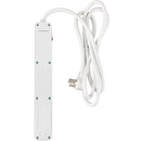 Watson 6-Outlet Surge Protector with USB (450 Joules, White)