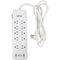 Watson 10-Outlet Surge Protector with USB (2450 Joules, White)