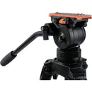 Miller AirV Fluid Head with Solo 75 2-Stage Alloy Tripod & Soft Case Kit