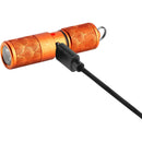 Olight ITHX Rechargeable Keychain Light (Orange Feathers)