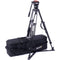 Miller Versa CXV2 Head, 75 Sprinter II 2-Stage Carbon Fiber Tripod, Ground Spreader & Soft Case Kit