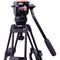 Miller Versa CXV2 Head, 75 Sprinter II 2-Stage Carbon Fiber Tripod, Ground Spreader & Soft Case Kit