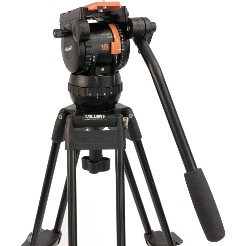 Miller Versa CXV6 Head, Toggle 2-Stage Alloy Tripod, Ground Spreader & Soft Case Kit