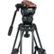 Miller Versa CXV6 Head, 75 Sprinter II 2-Stage Carbon Fiber Tripod, Mid-Level Spreader & Soft Case Kit