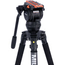 Miller Versa CXV8 Head, Solo-Q 75 3-Stage Carbon Fiber Tripod & Soft Case Kit