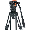 Miller Versa CXV8 Head, Toggle 2-Stage Alloy Tripod, Ground Spreader & Soft Case Kit