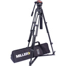 Miller Versa CXV10 Head, Toggle 2-Stage Alloy Tripod, Ground Spreader & Soft Case Kit