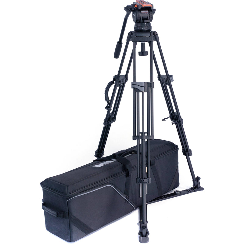 Miller Versa CXV10 Head, Sprinter II 2-Stage Alloy Tripod, Ground Spreader & Soft Case Kit